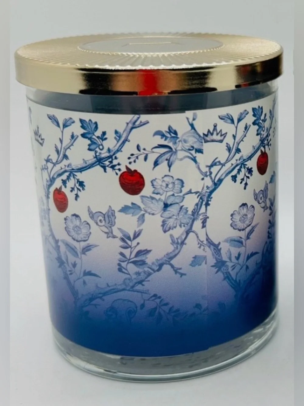 Bath & Body Works Blue & Gold Princess Snow White Single Wick Candle - Picture 2 of 3